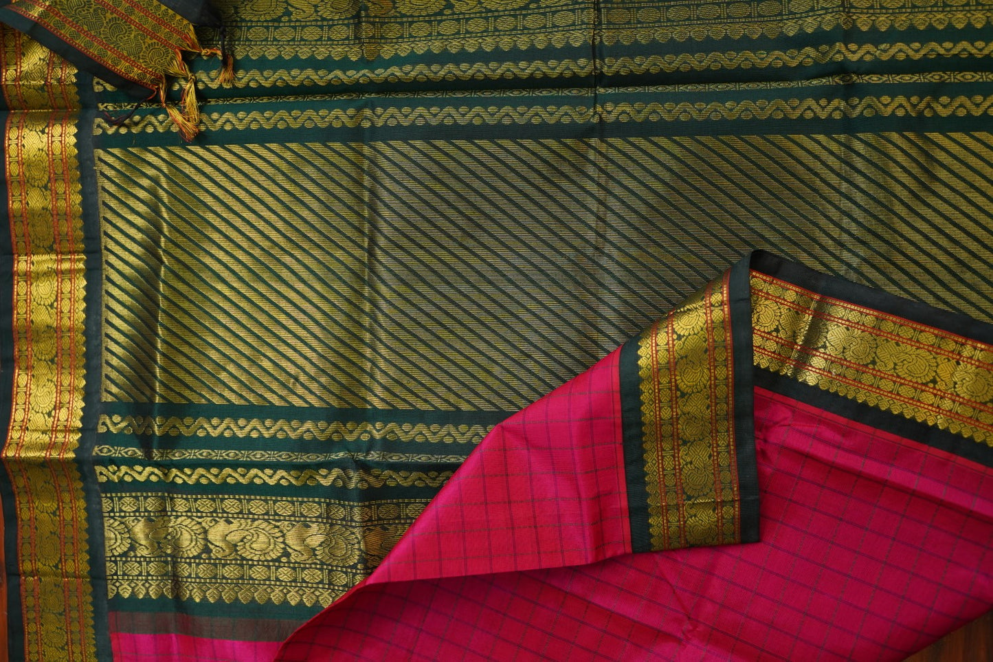 Kanchi Handloom Silk Cotton Saree PC15545