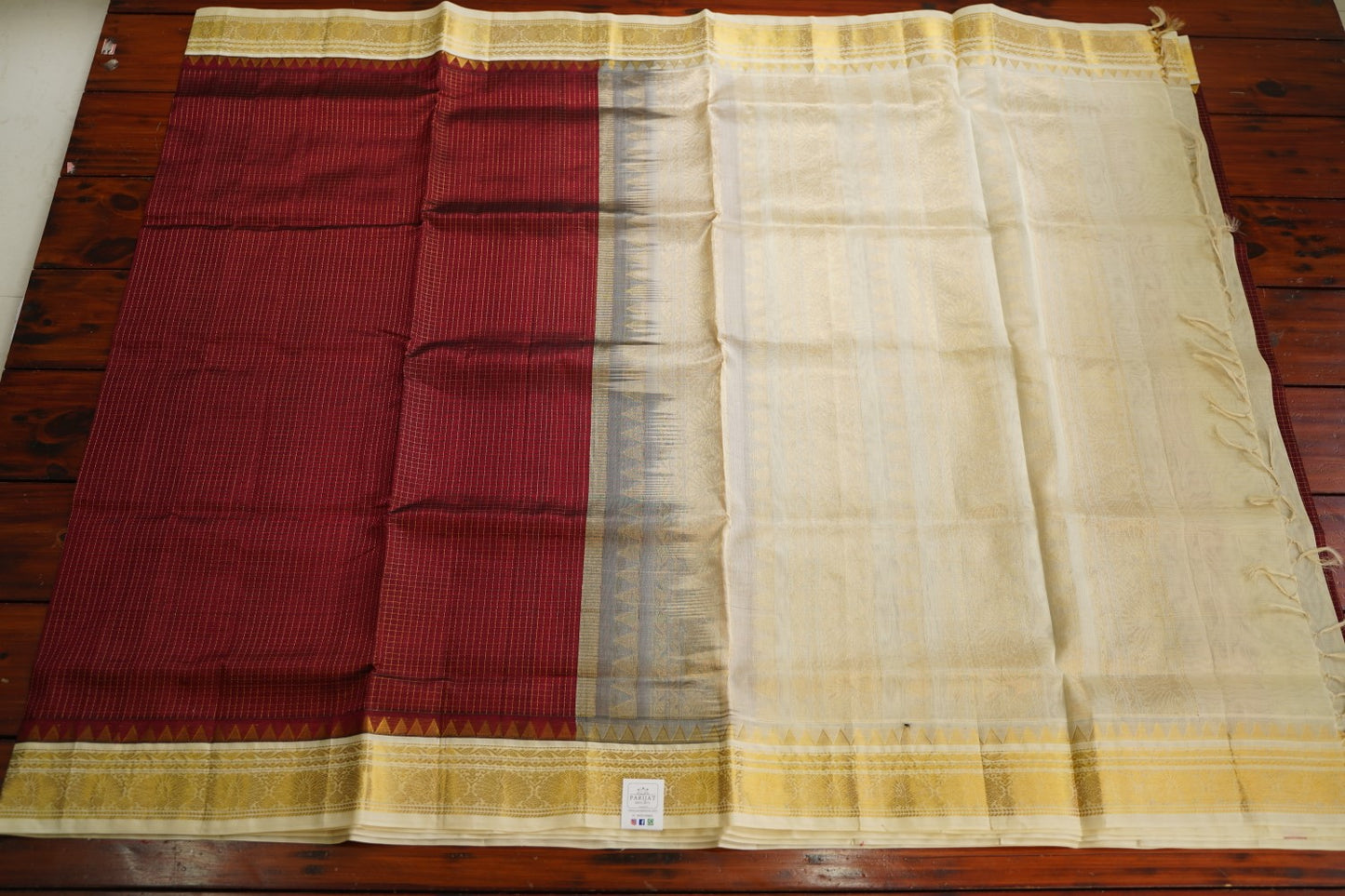 Kanchi Handloom Silk Cotton Saree PC15543