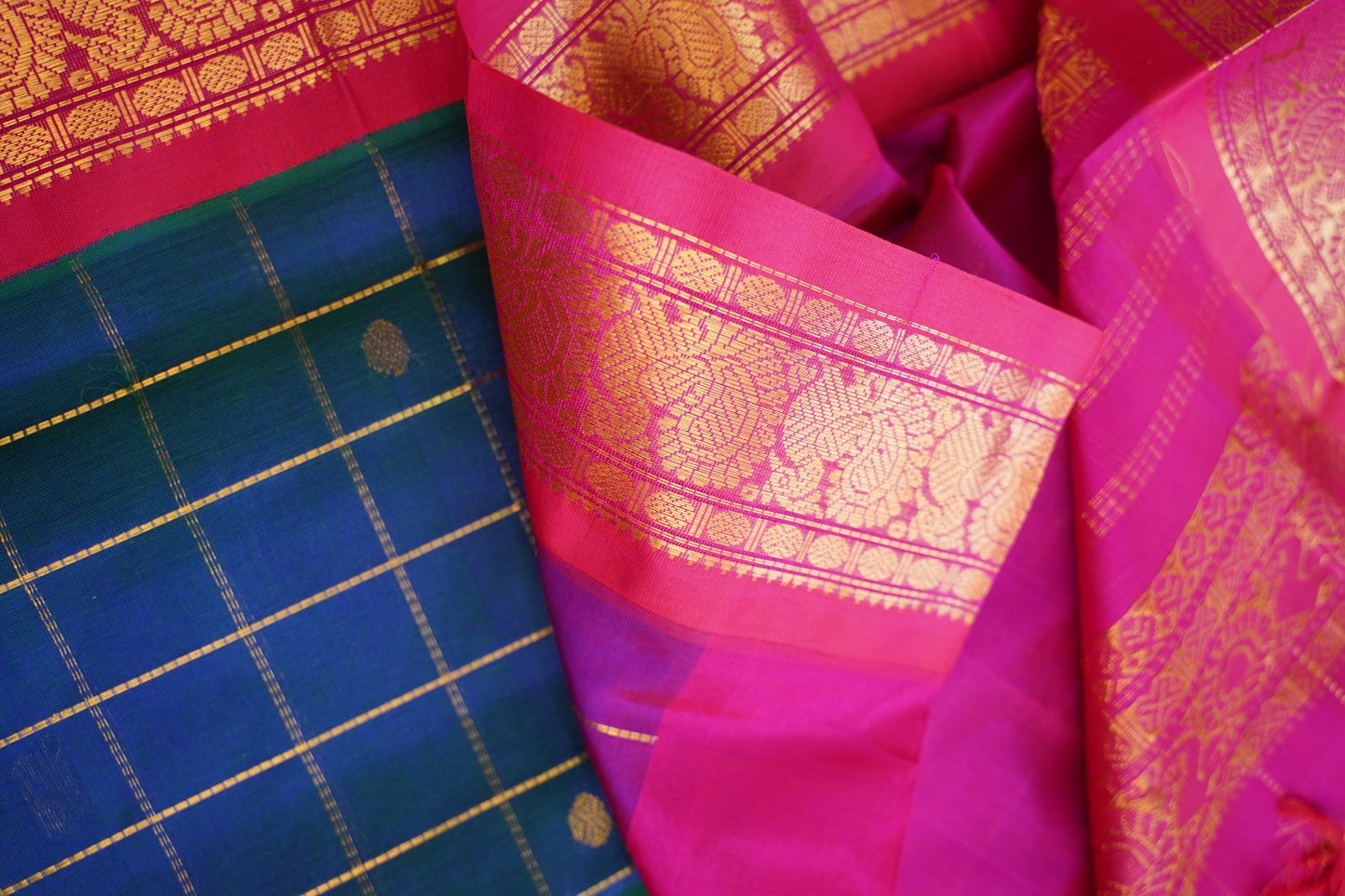 Kanchi Handloom Silk Cotton Saree PC16795
