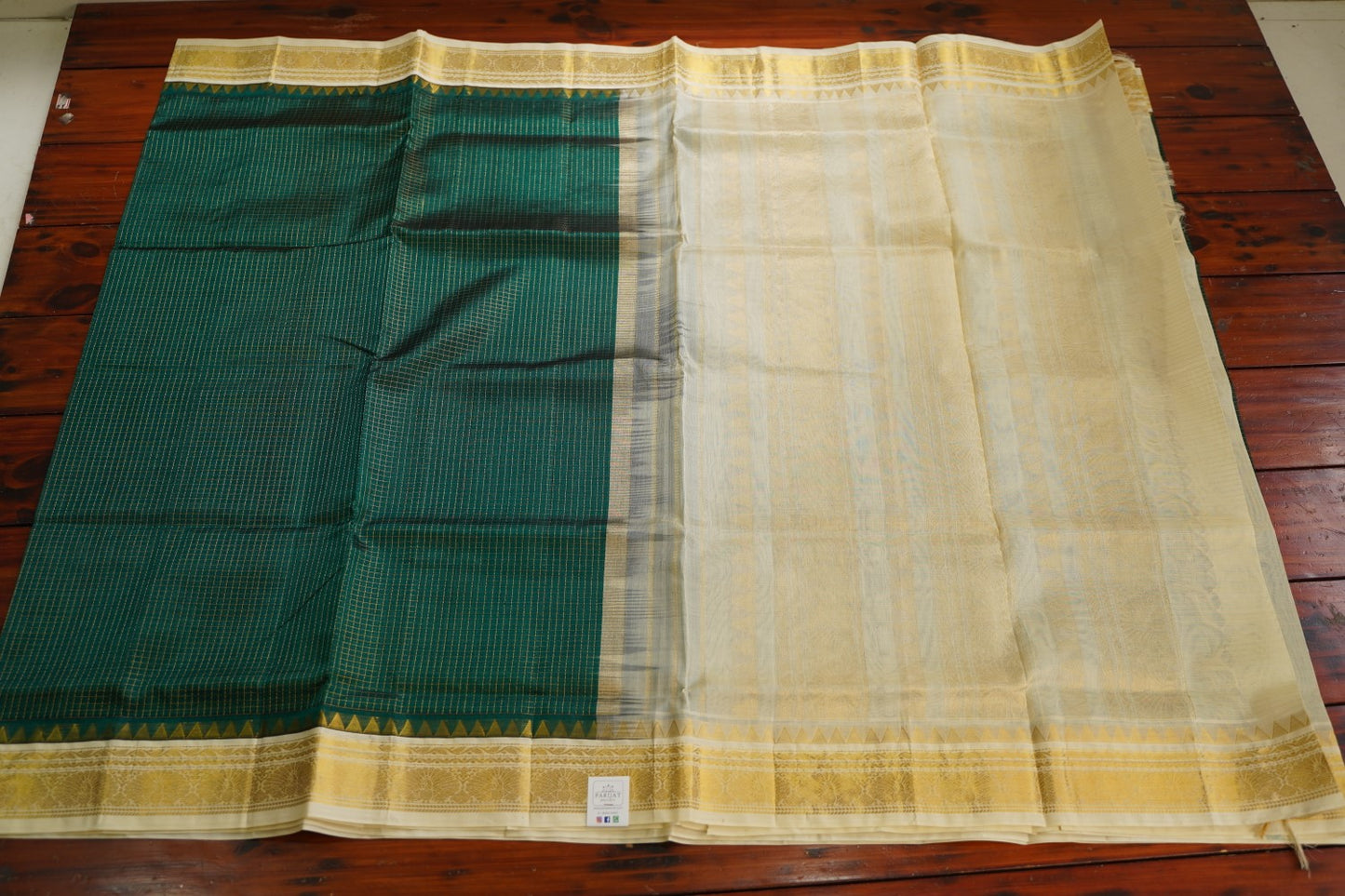 Kanchi Handloom Silk Cotton Saree PC15607