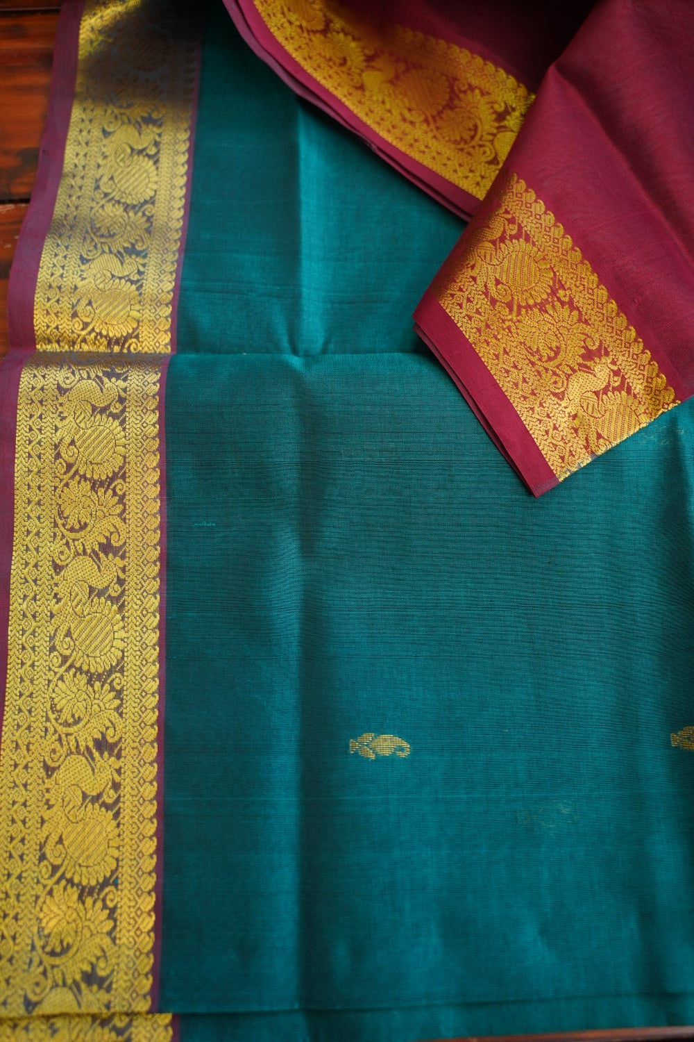 Kanchi Handloom Silk Cotton Saree PC16780