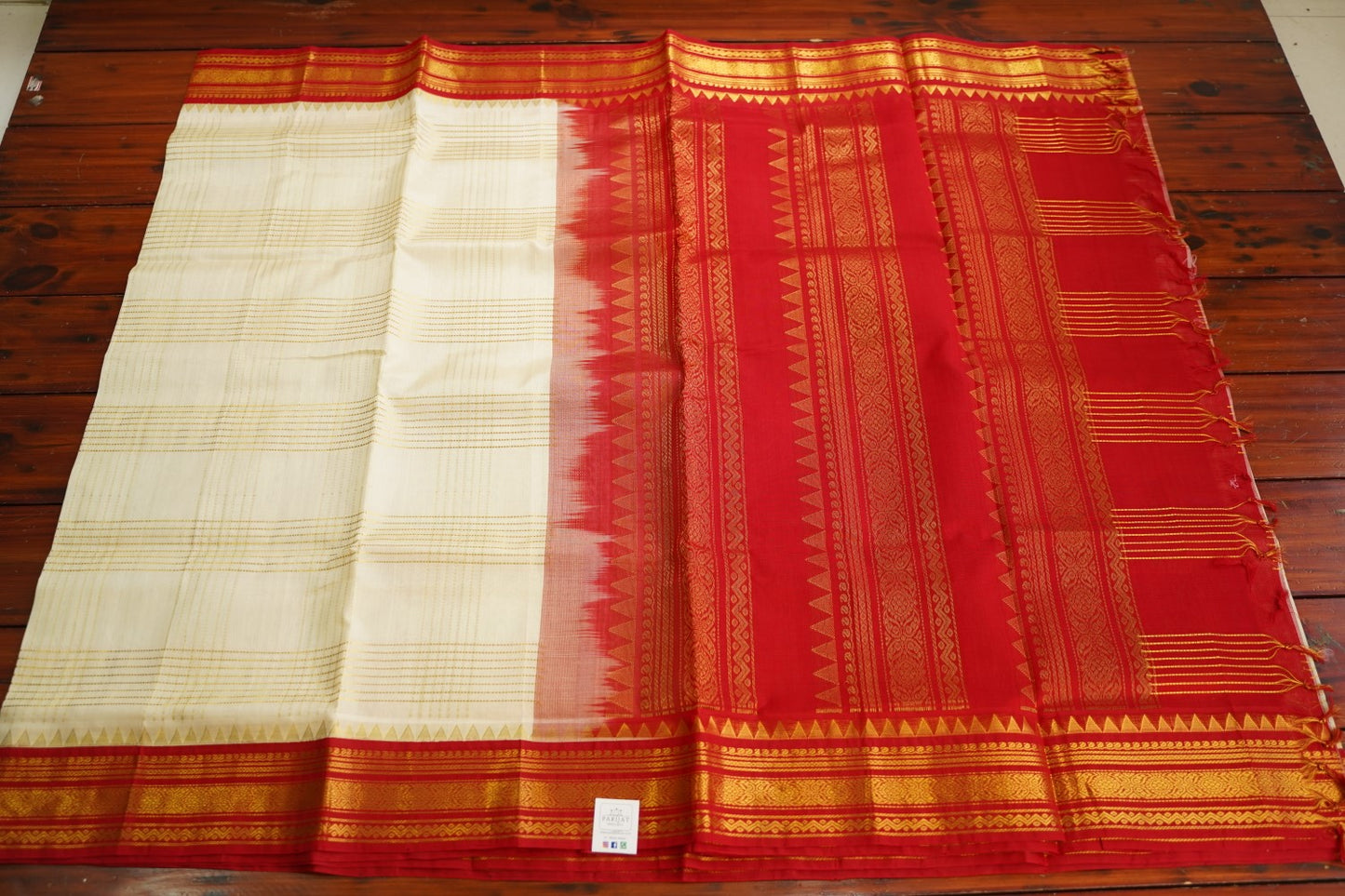Kanchi Handloom Silk Cotton Saree PC15566