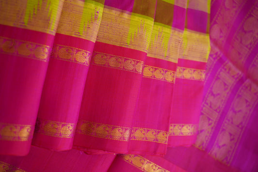 Kattam Kanchi Checks Silk Cotton Saree PC10736
