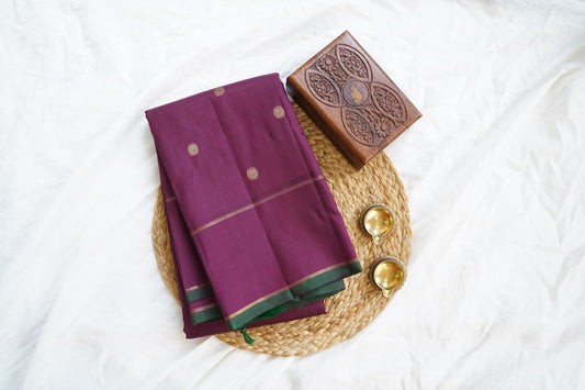 Pure Kanchi Korvai Silk Saree