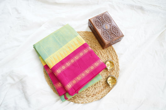 Chettinad handloom Cotton Saree PC15624