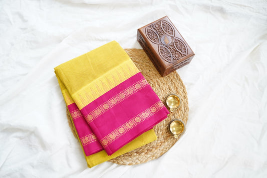 Chettinad handloom Cotton Saree PC15628