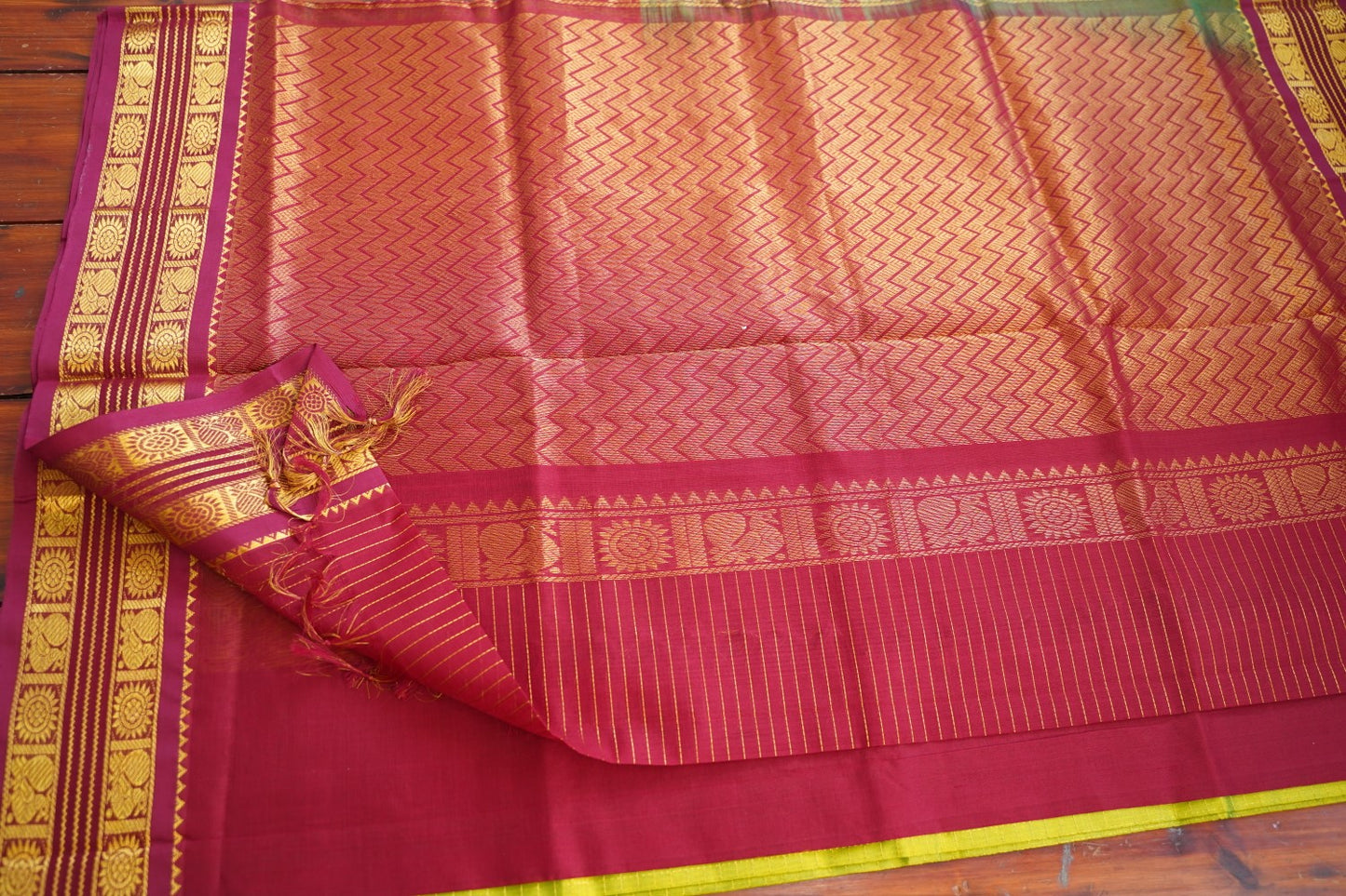 Kanchi Handloom Silk Cotton Saree PC16801