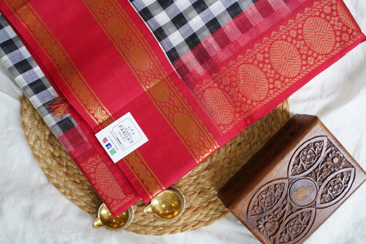 Kanchi Handloom Silk Cotton Saree