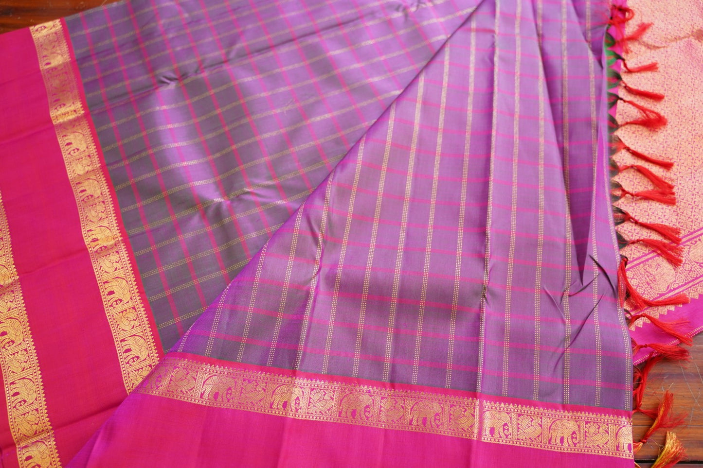 Pure Kanchi Silk Saree PC17640