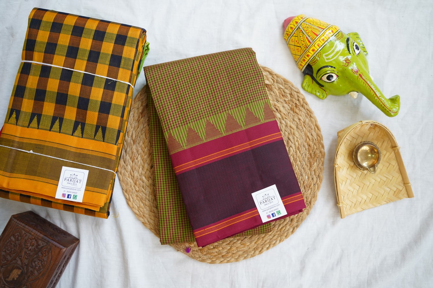 Kanchi Handloom Silk Cotton Saree PC16817