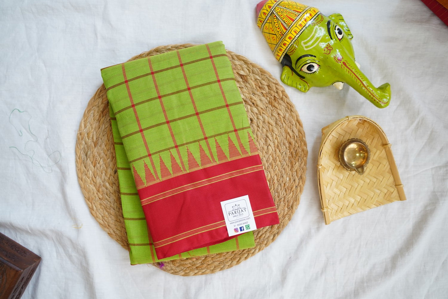 Kanchi Handloom Silk Cotton Saree PC16815