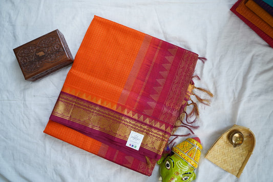 Kanchi Handloom Silk Cotton Saree PC15591