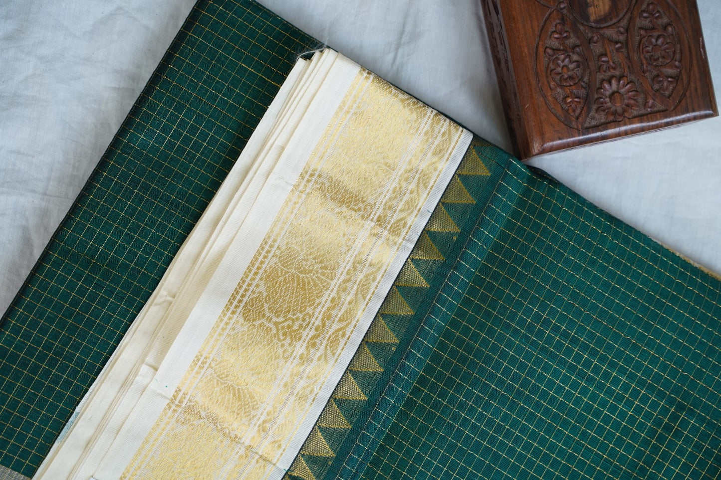Kanchi Handloom Silk Cotton Saree PC15607