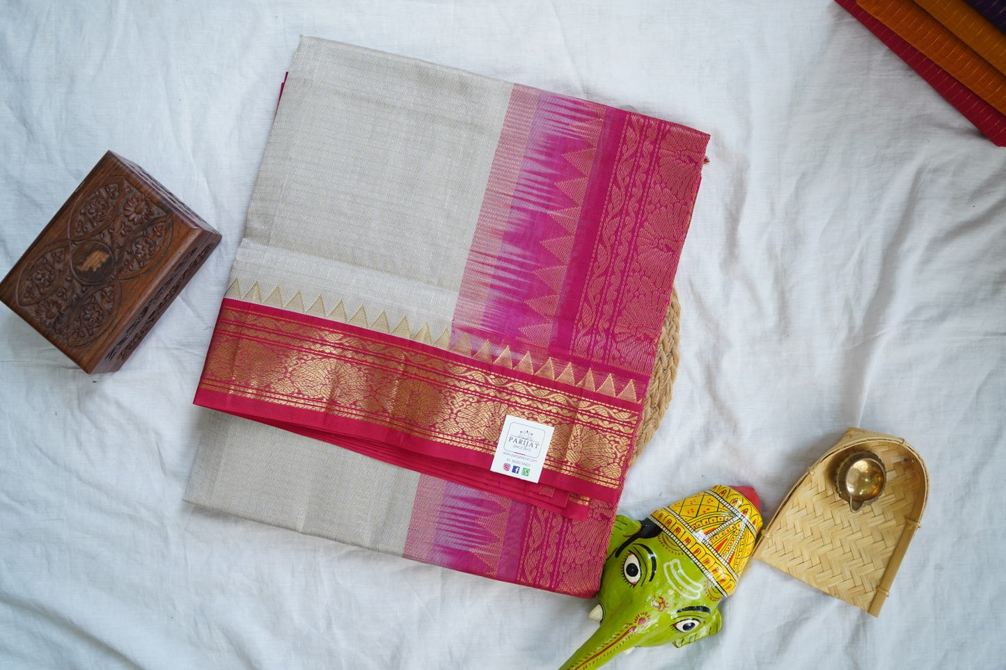 Kanchi Handloom Silk Cotton Saree PC15604