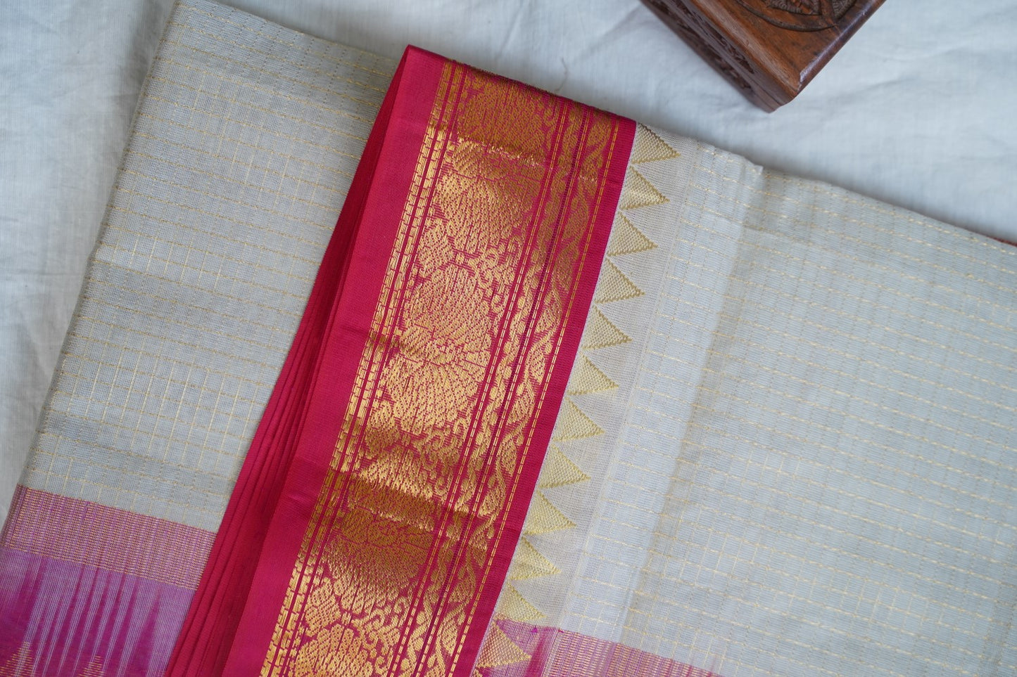 Kanchi Handloom Silk Cotton Saree PC15604
