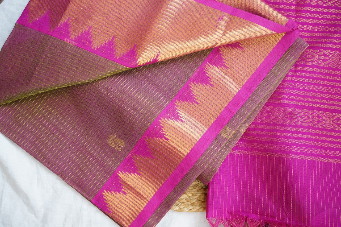 Kanchi Handloom Silk Cotton Saree PC16838