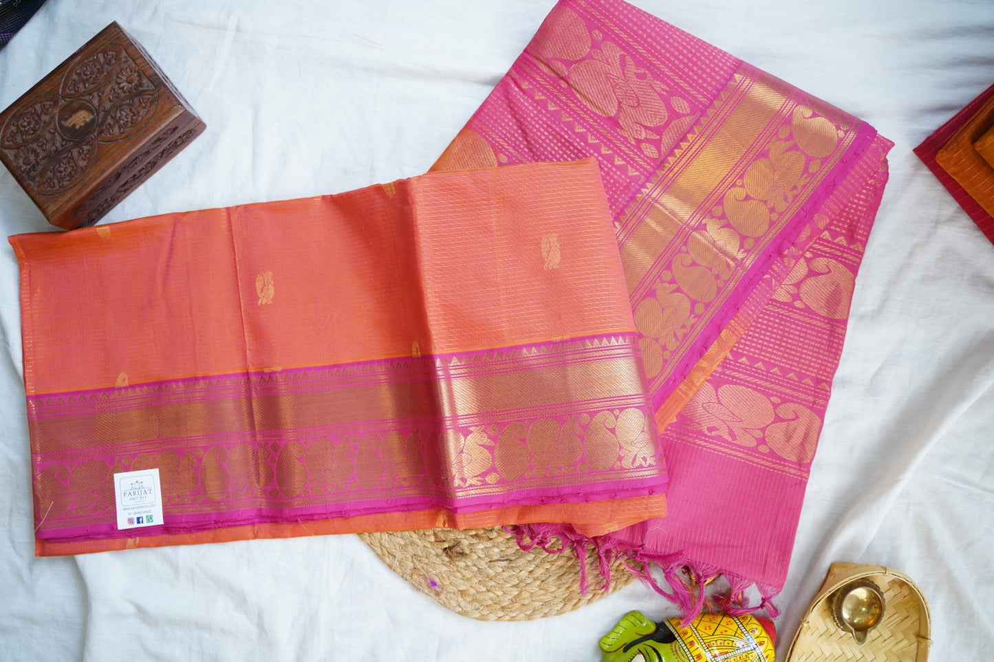 Kanchi Handloom Silk Cotton Saree PC16835