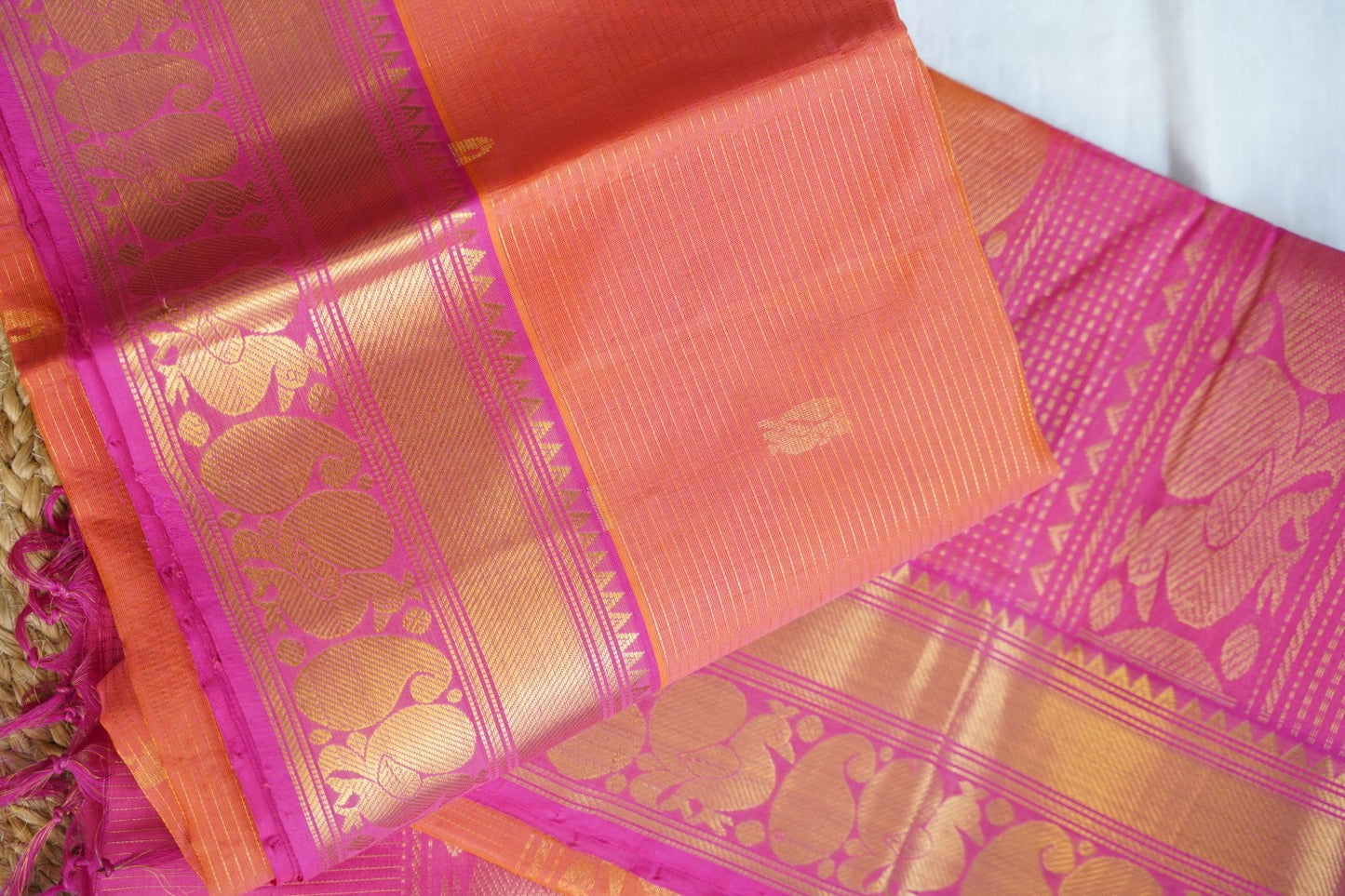 Kanchi Handloom Silk Cotton Saree PC16835