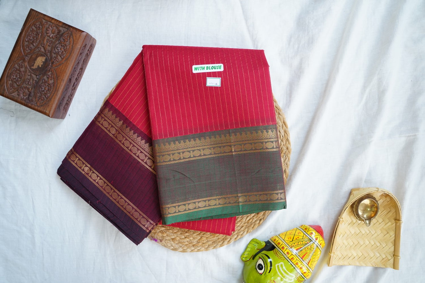 Chettinad handloom Cotton Saree PC16819