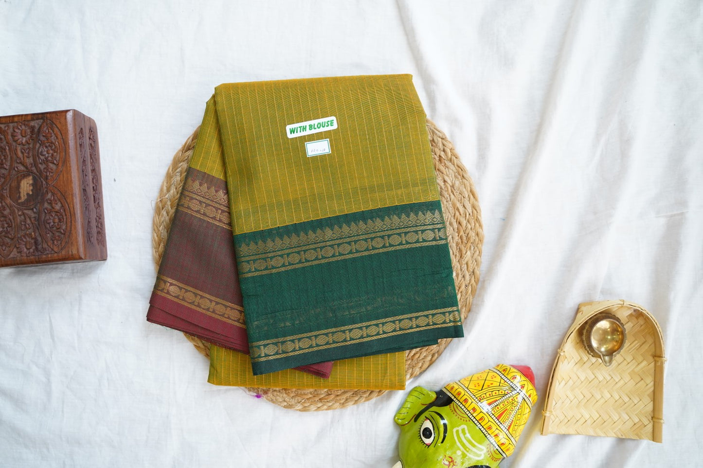 Chettinad handloom Cotton Saree PC16830