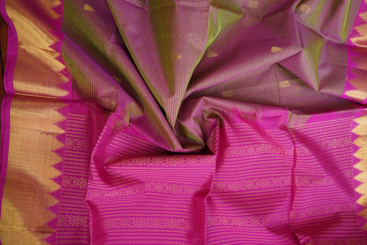 Kanchi Handloom Silk Cotton Saree PC16838