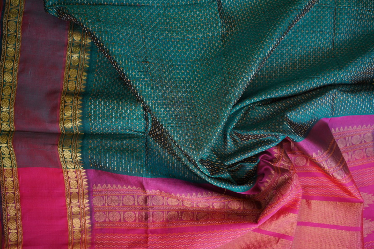 Kanchi Handloom Silk Cotton Saree PC16833