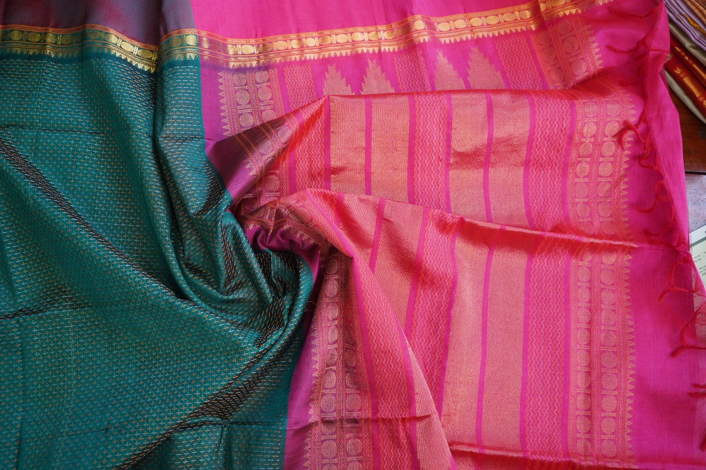 Kanchi Handloom Silk Cotton Saree PC16833