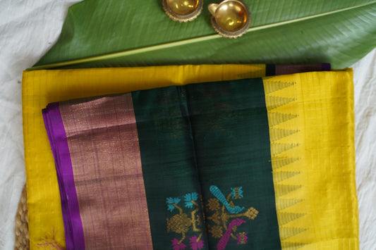 Kanchi Handloom Silk Cotton Saree-PC15699