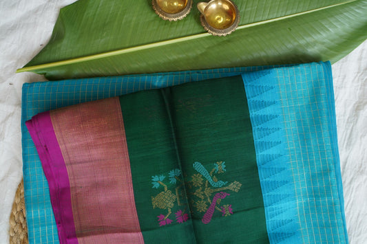 Kanchi Silk Cotton Saree PC15672