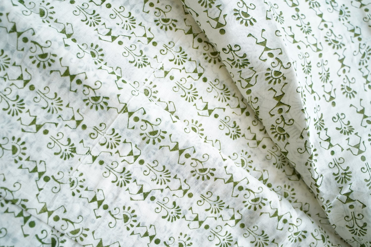 Block Printed Chettinad Cotton Saree PC17645