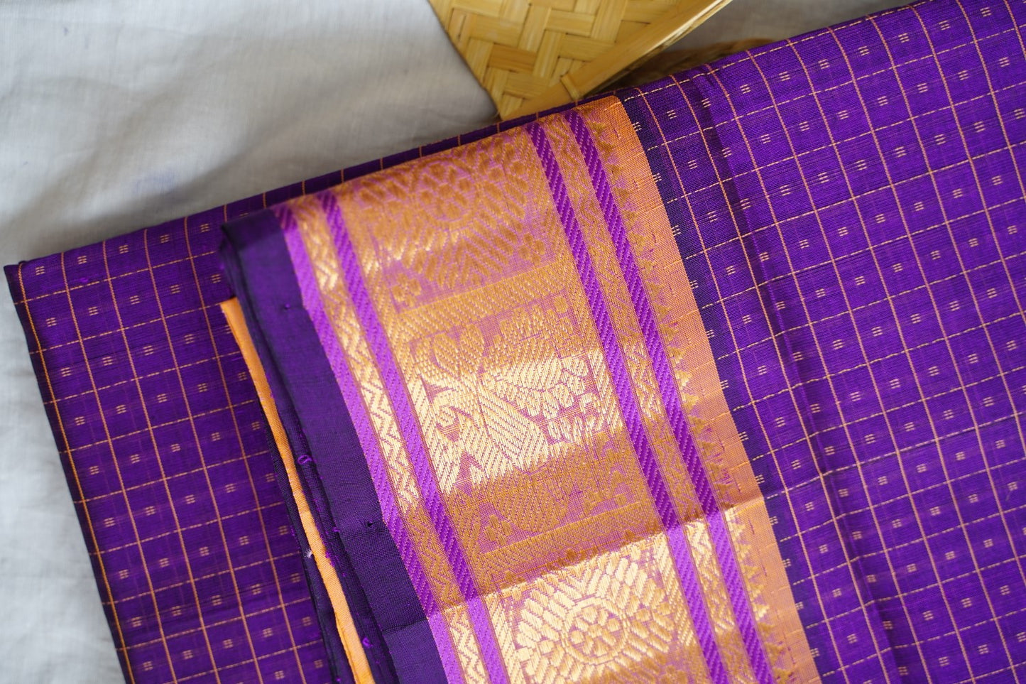 Kanchi Handloom Silk Cotton Saree PC16843