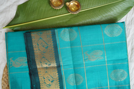 Kanchi Silk Cotton Saree Pc15657
