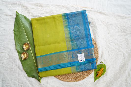 Kanchi Handloom Silk Cotton Saree-PC15696