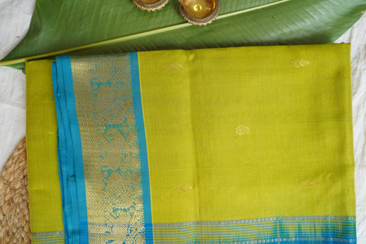 Kanchi Handloom Silk Cotton Saree-PC15696