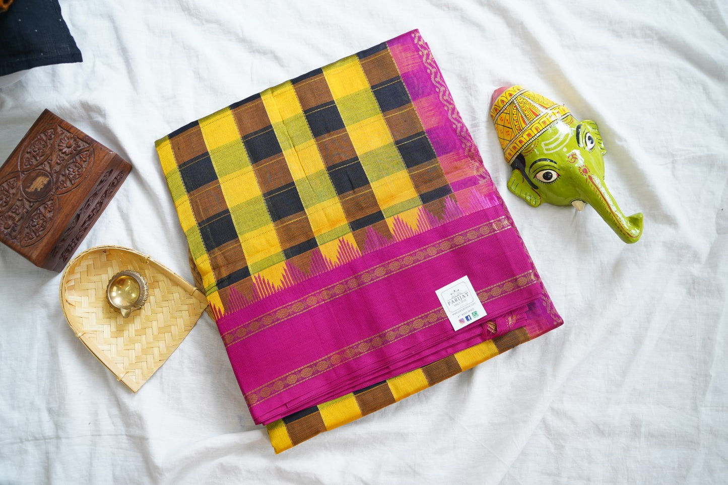 Kanchi Handloom Silk Cotton Saree PC16840