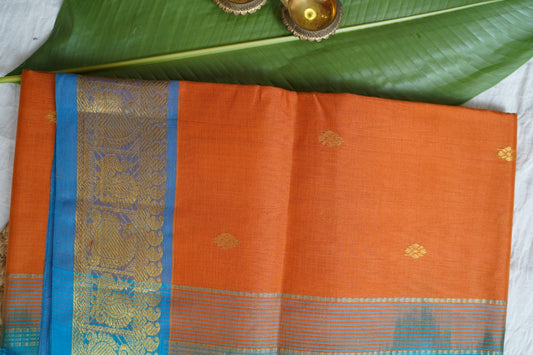 Kanchi Silk Cotton Saree Pc15663