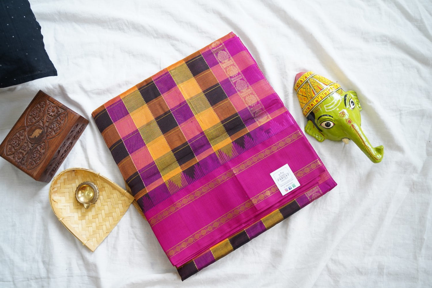 Kanchi Handloom Silk Cotton Saree PC16842