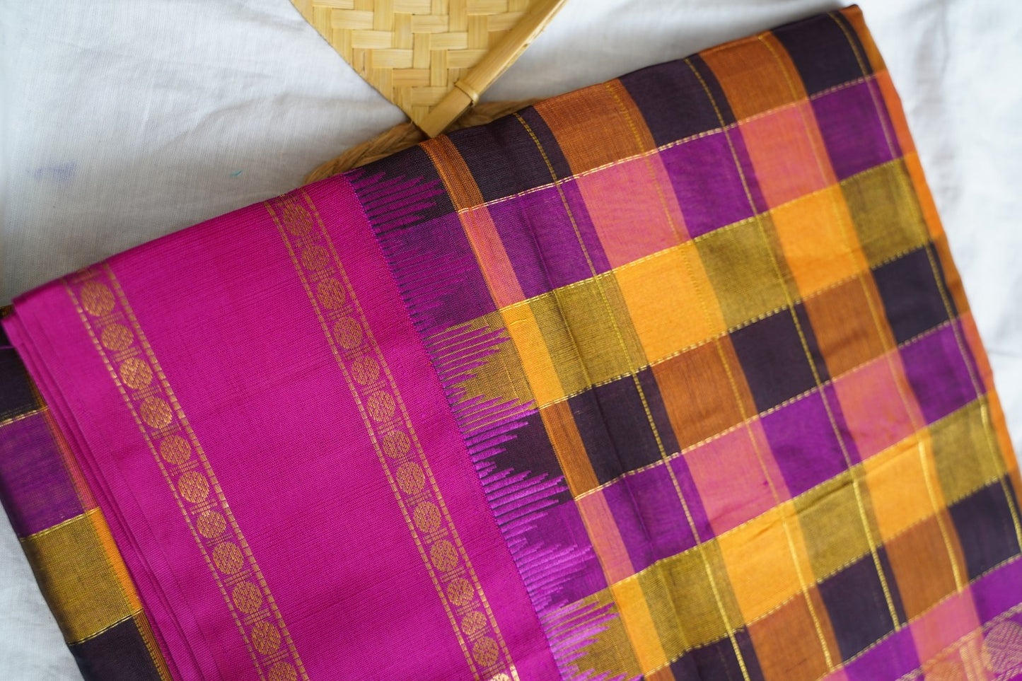Kanchi Handloom Silk Cotton Saree PC16842