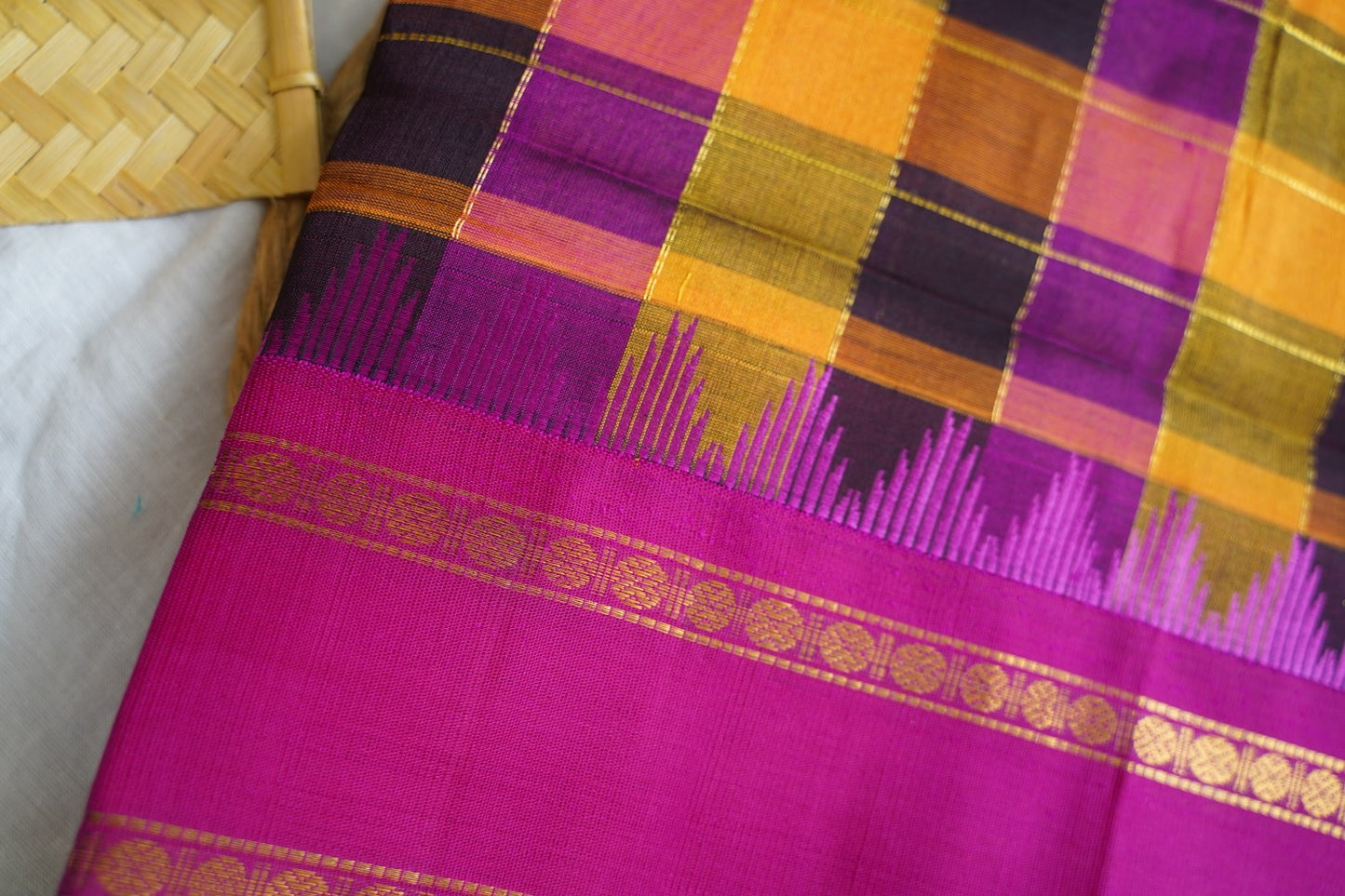 Kanchi Handloom Silk Cotton Saree PC16842