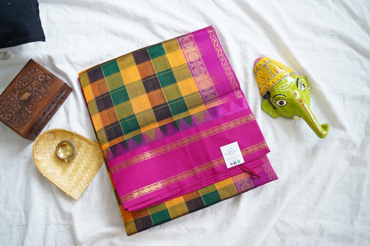 Kanchi Handloom Silk Cotton Saree PC16841