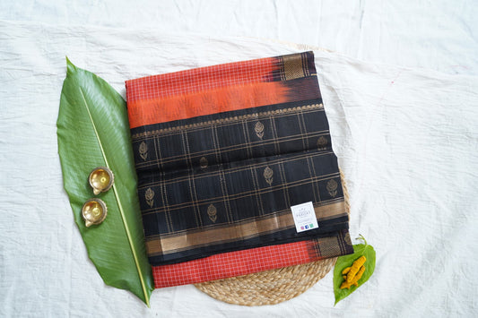 Kanchi Silk Cotton Saree Pc15658