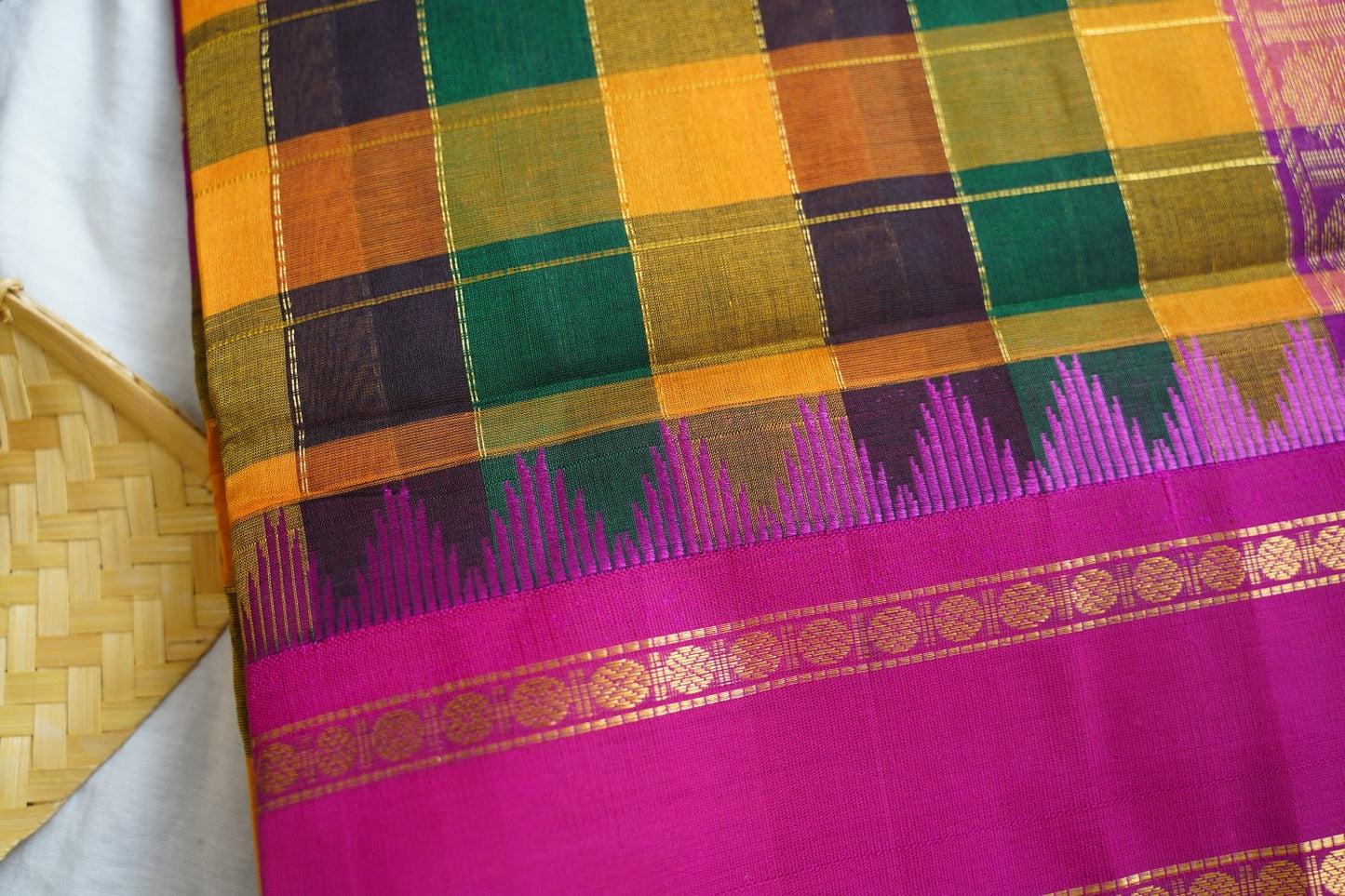Kanchi Handloom Silk Cotton Saree PC16841