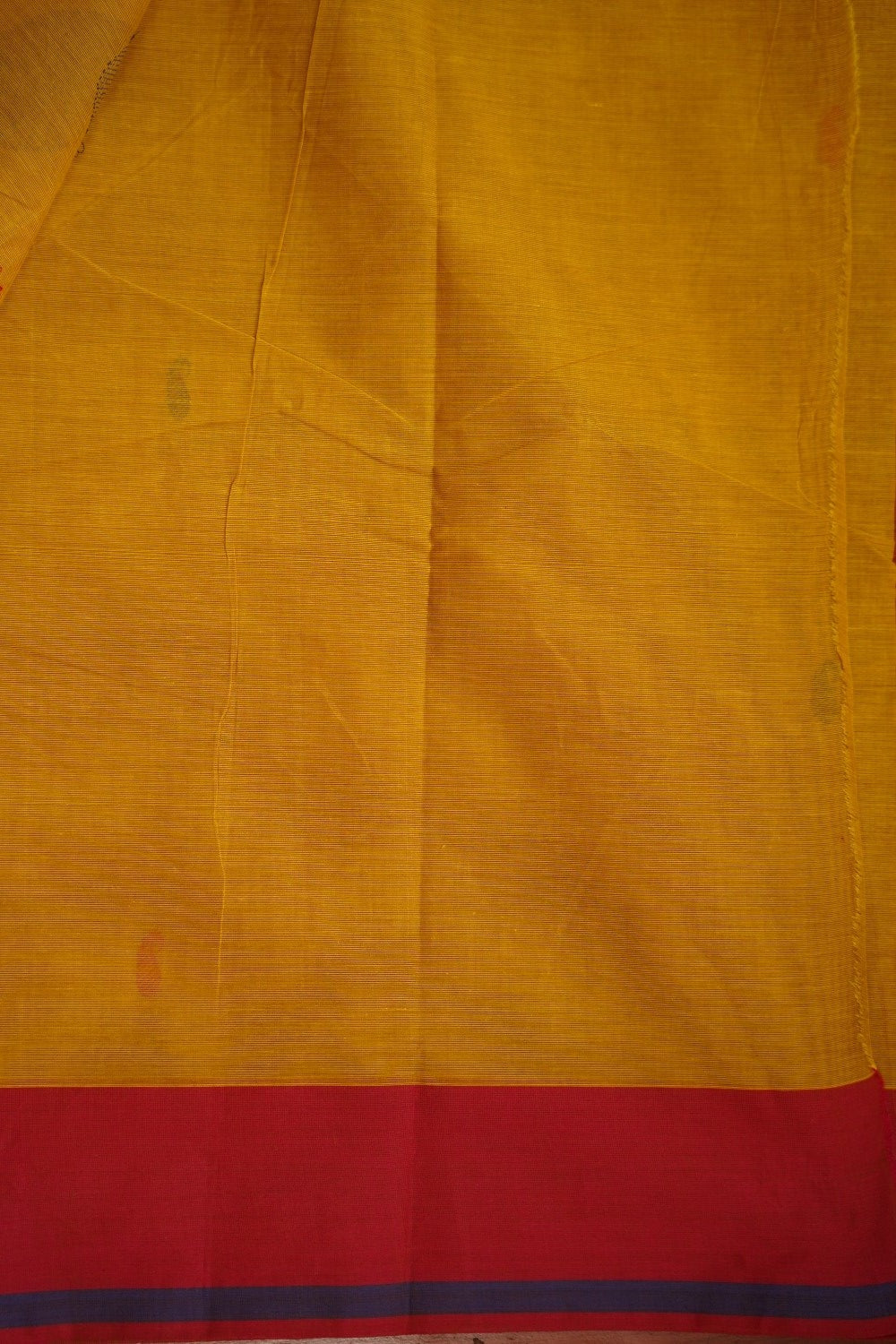 Yellow Mango Buttas Chettinad handloom Cotton Saree PC11503