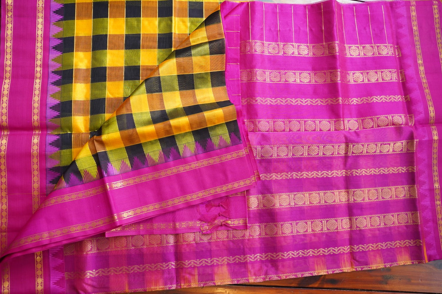 Kanchi Handloom Silk Cotton Saree PC16840