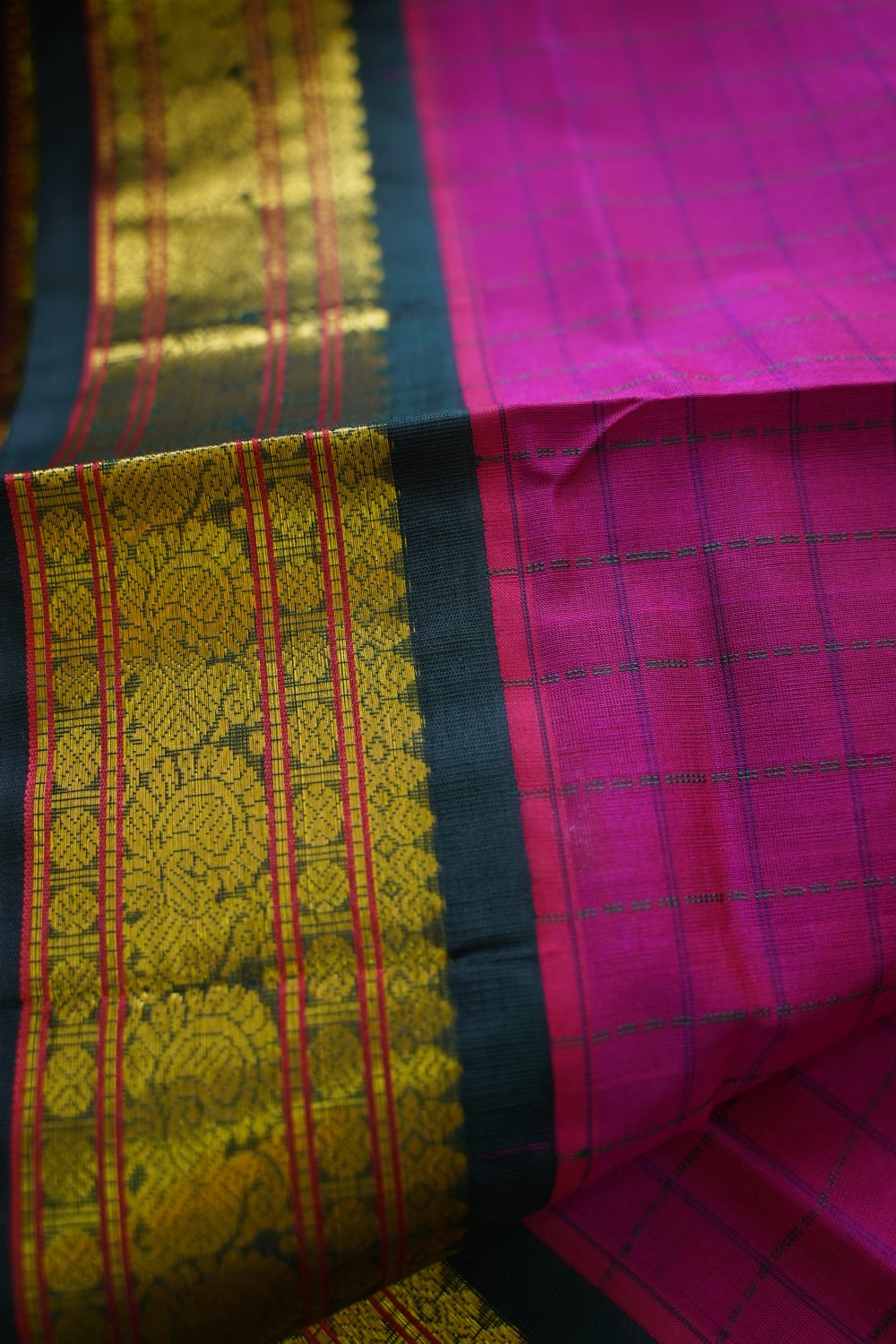 Kanchi Handloom Silk Cotton Saree PC15545