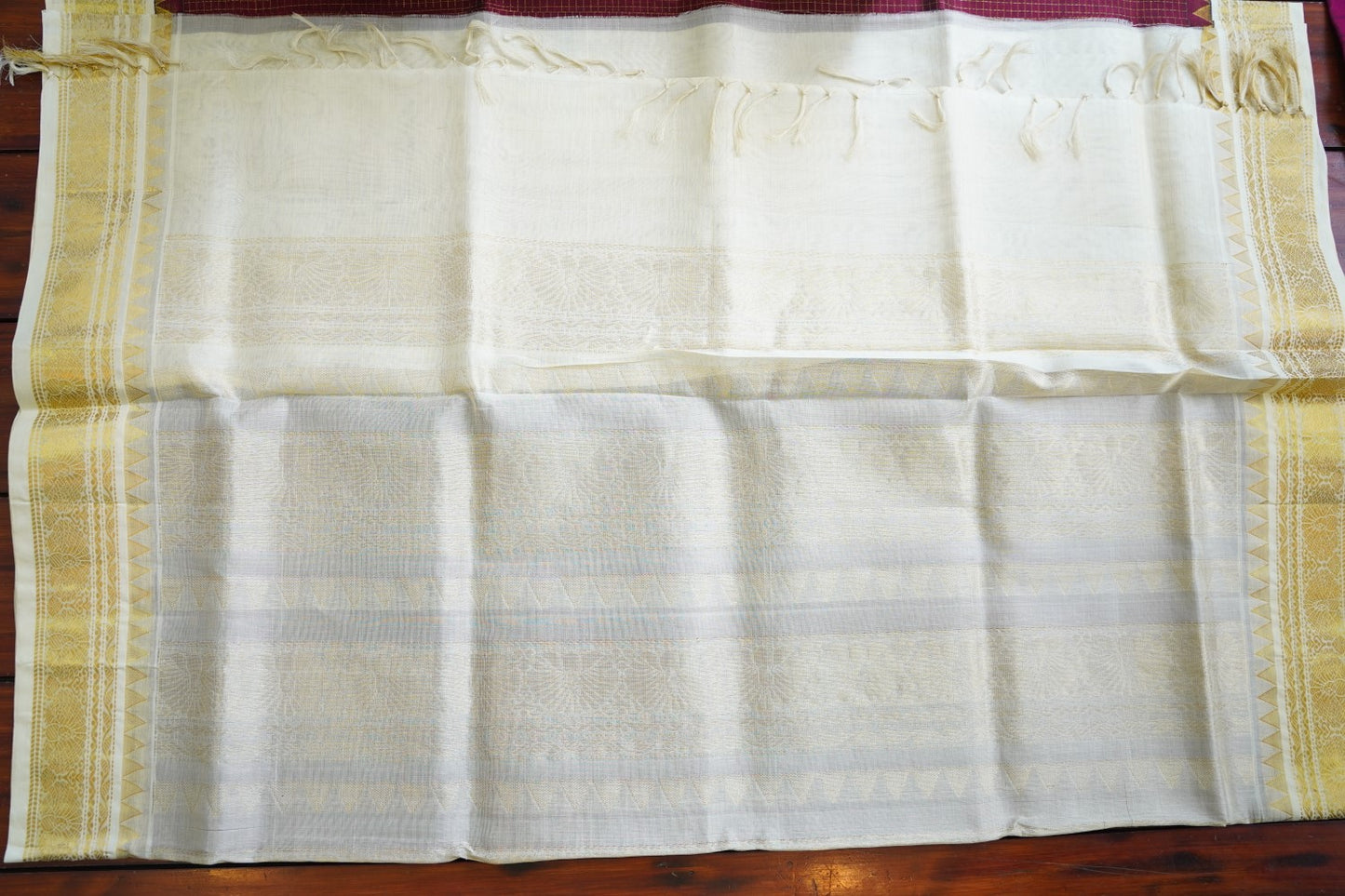 Kanchi Handloom Silk Cotton Saree PC15543