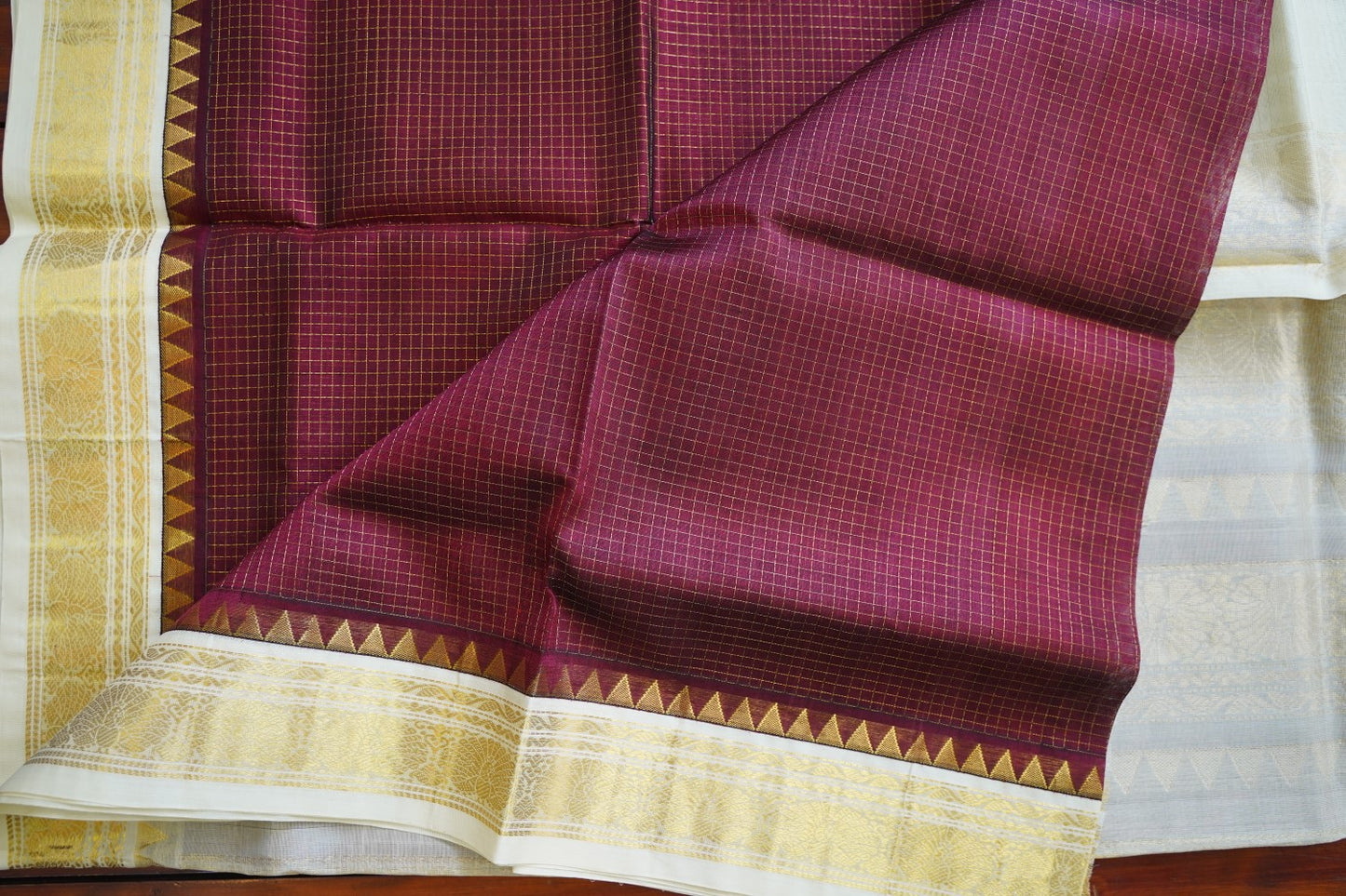 Kanchi Handloom Silk Cotton Saree PC15543