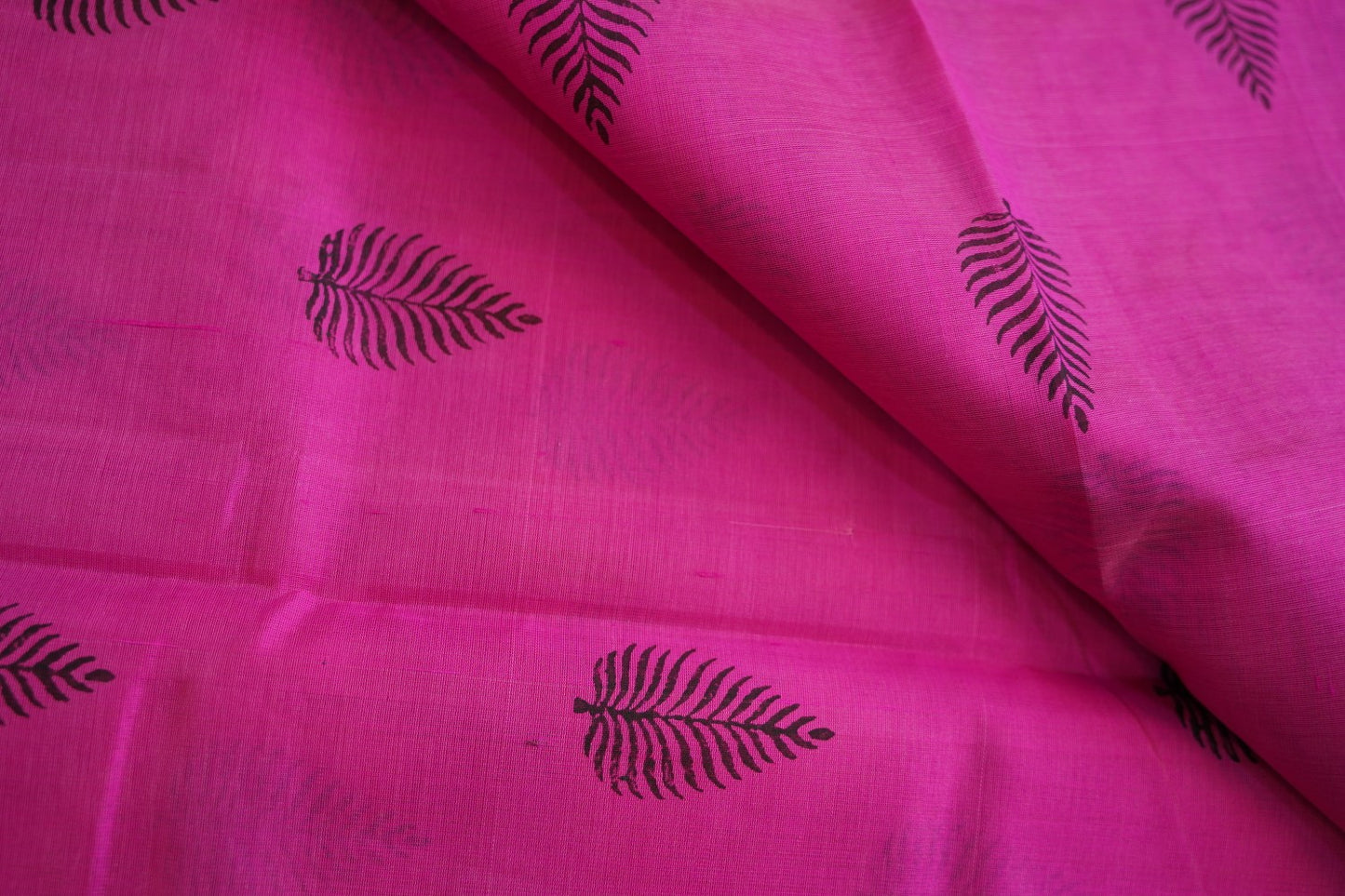 Block Printed silkcotton Saree PC17650