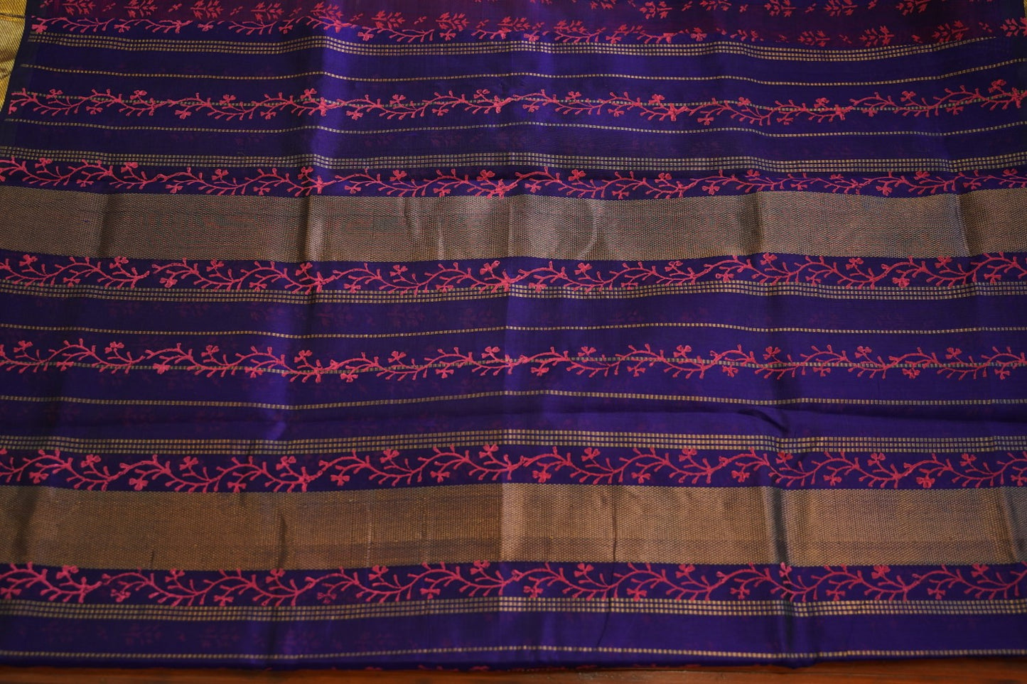 Block Printed silkcotton Saree PC17649