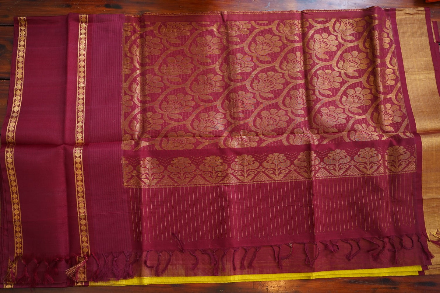 Kanchi Handloom Silk Cotton Saree PC11729